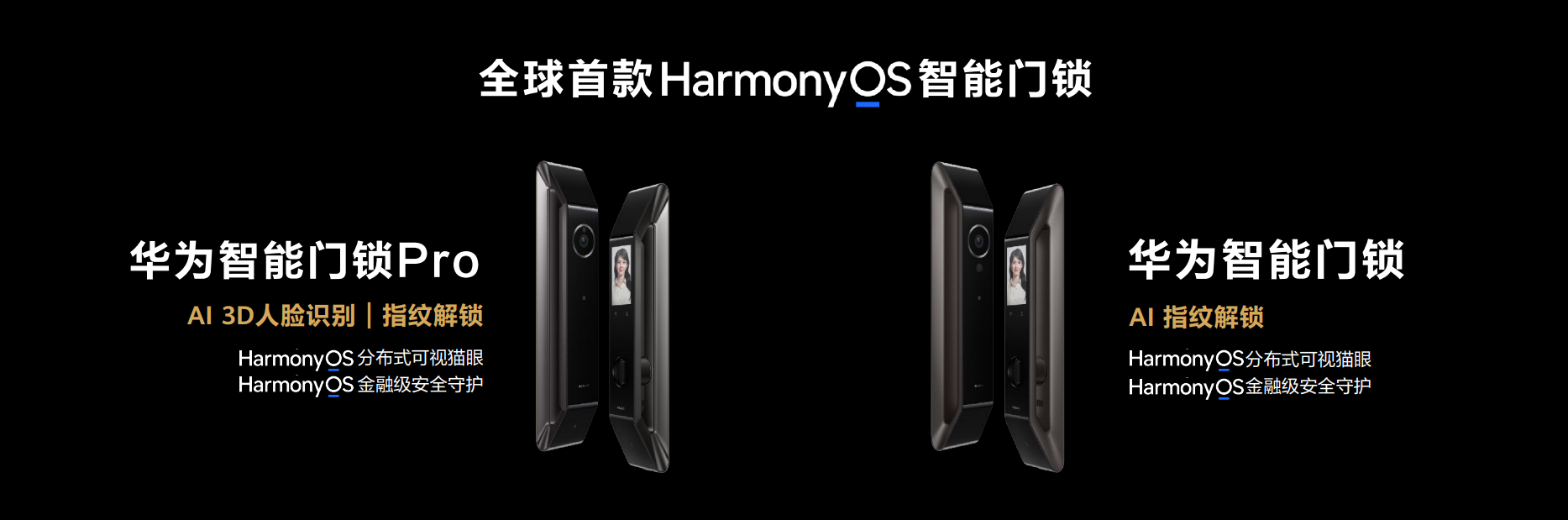 华为首个搭载HarmonyOS的智能门锁系列正式亮相，安全便捷一步到位-视听圈